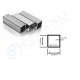 Alüminyum Kutu Profil 100mm x 100mm Et Kalınlık 2.7mm